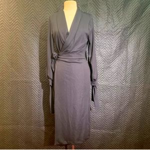 Zara wrap midi dress